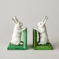 Bookends - Cast Iron Bunny
