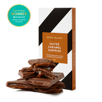 Salted Caramel Surprise Milk Chocolate Block 80g