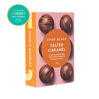 Salted Caramel Milk Chocolate Marbles 54g