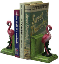 Bookends - Cast Iron Flamingo