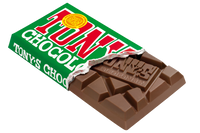 Tony's Chocolonely Milk Hazelnut Chocolate Bar 180g