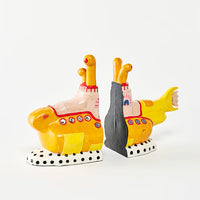 Cast Iron Yellow Submarine Book Ends