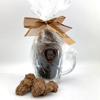 Milk Chocolate Coconut Cluster - Glass Beer Stein Mug 150g