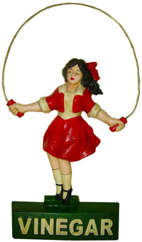 Doorstop - Cast Iron Skipping Girl