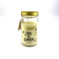 Joy to the World - Cranberry Pomegranate Natural Scented Candle