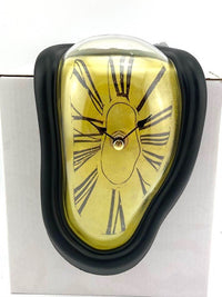 Hanging Melting Clock Black