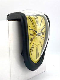 Hanging Melting Clock Black