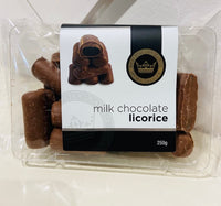 Milk Chocolate Licorice 250g