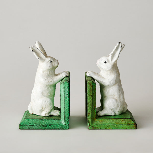 Bookends - Cast Iron Bunny