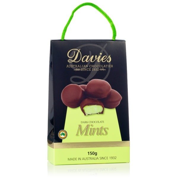 Davis Carry Me Away Dark Chocolate Mint Creams 150g