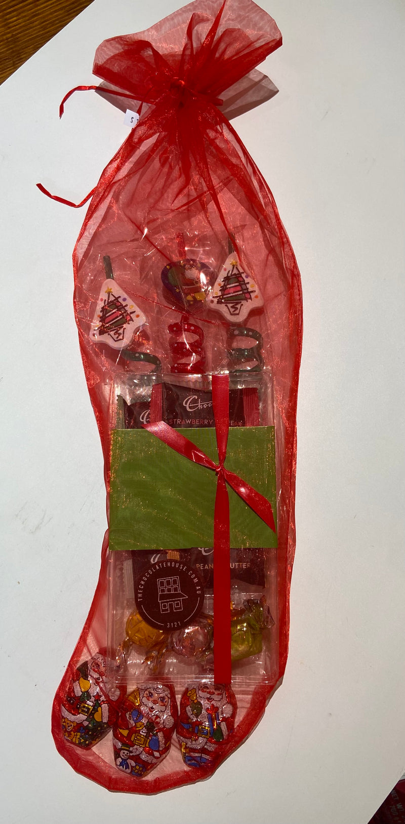 Organza Jumbo Christmas Stocking