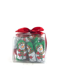 Belgian Christmas Mini Solid Snowman Chocolate 100g