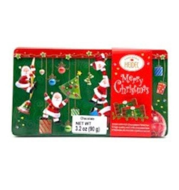 Traditional Christmas Rectangle Tin