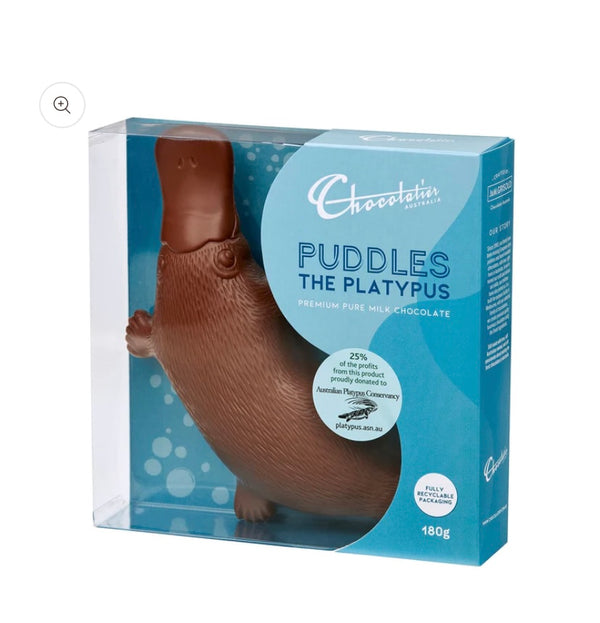 Puddles the Platypus & Easter Eggs Milk Chocolate 190g
