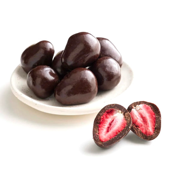 Freeze Dried Strawberries 180g - Dark Chocolate