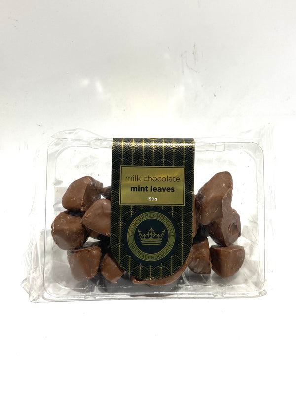 Milk Chocolate Mint Leaves 150g