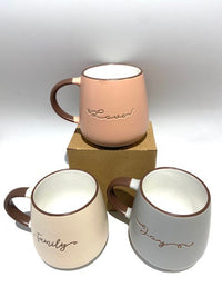 Ceramic Love, Joy & Family Mugs
