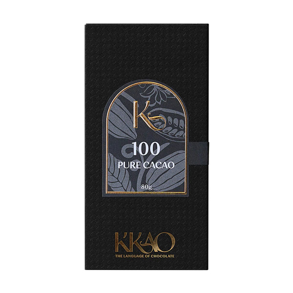 Kkao 100% Pure Cacao Chocolate 80g