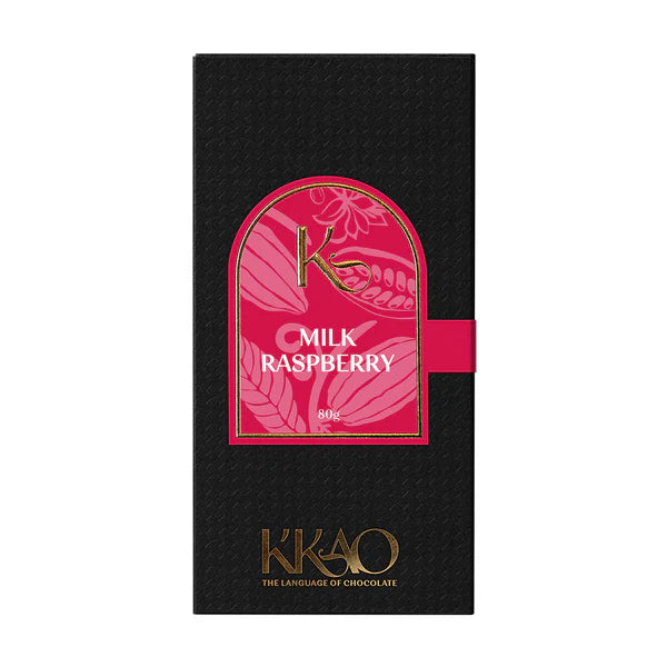 KKao Raspberry Milk Chocolate Bar 80g