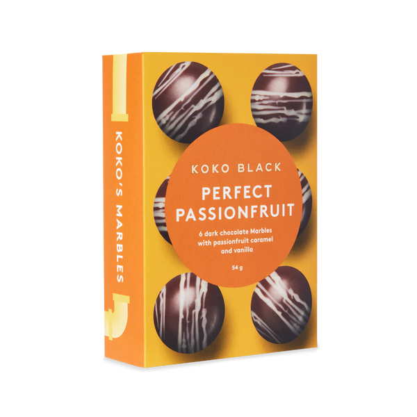 Perfect Passionfruit Dark Chocolate Marbles 54g