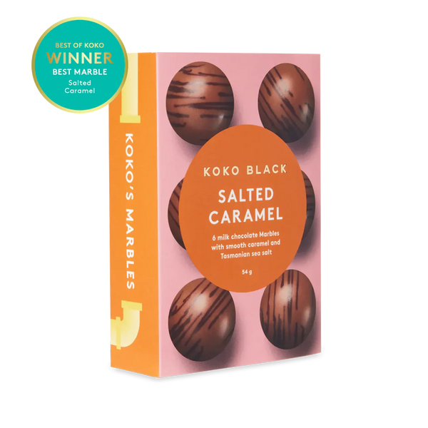 Salted Caramel Milk Chocolate Marbles 54g
