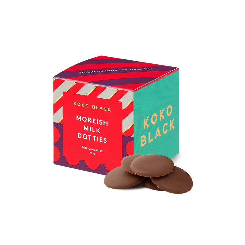 Moreish Milk Dotties Cube 70g