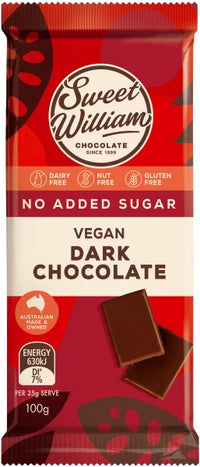 Dark Chocolate Bar 100g - No Added Sugar