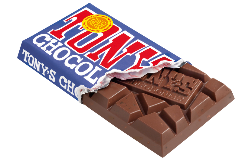 Tony's Chocolonely Milk Pretzel Toffee Chocolate Bar 180g