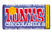 Tony's Chocolonely Milk Pretzel Toffee Chocolate Bar 180g