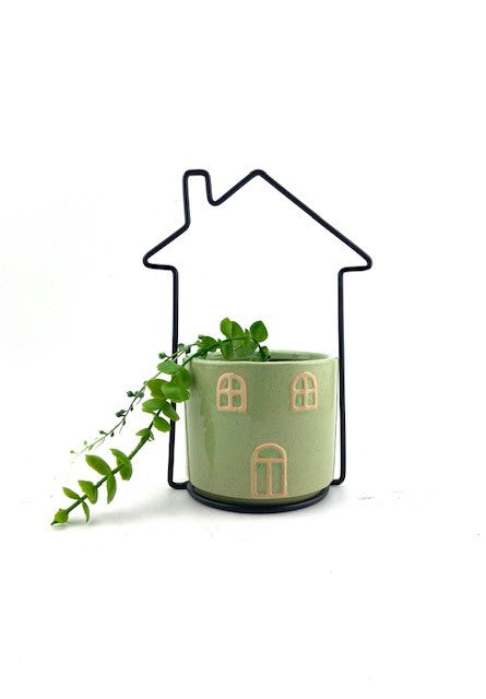 House Planter Light Green 21cm