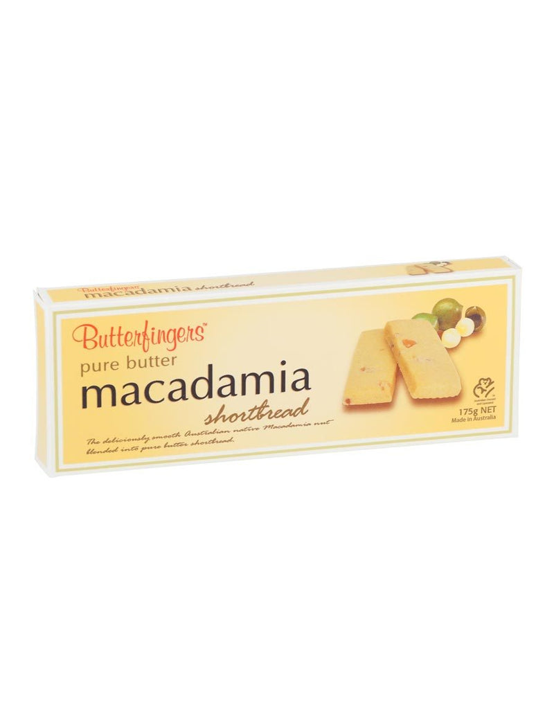 Pure Butter Macadamia Shortbread 175g-Sold Out