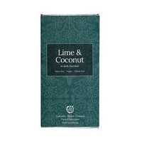 Lime & Coconut Dark Chocolate Bar 80g