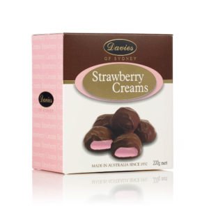 Davis Dark Chocolate Strawberry Creams 200g
