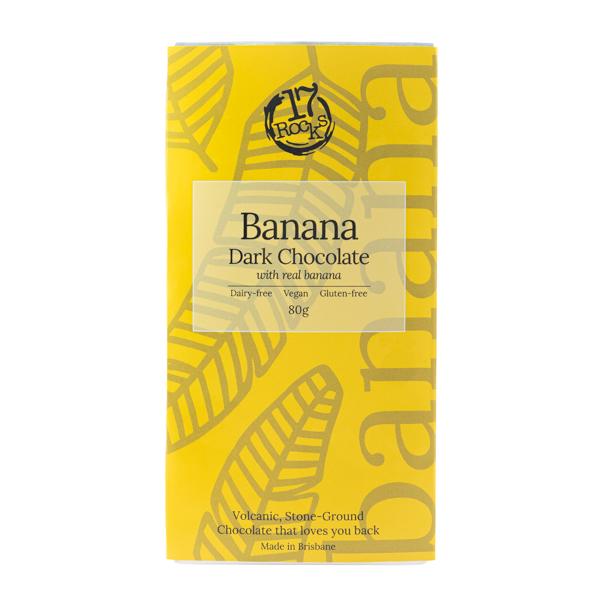 Banana Dark Chocolate Bar 80g