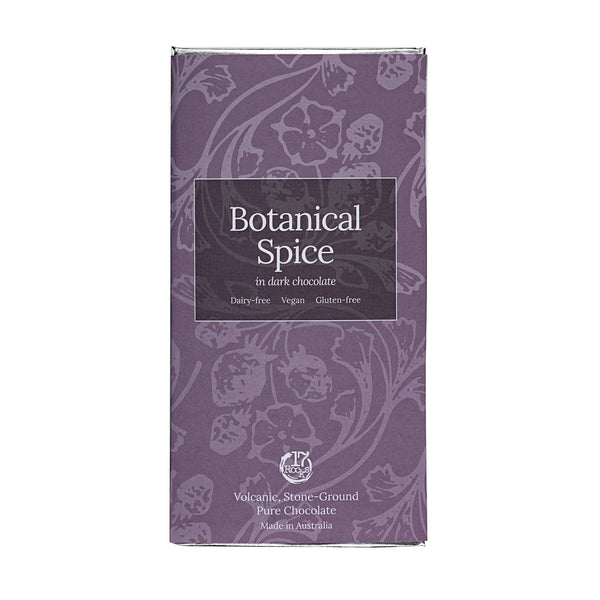 70% Dark Botanical Spice Chocolate Bar 80g