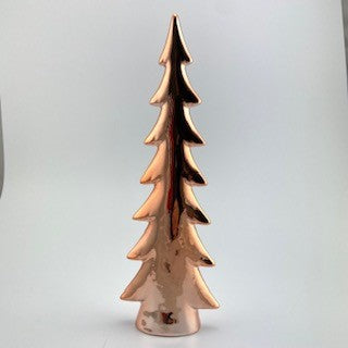 Copper Ceramic Christmas Tree Decoration