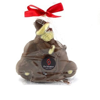 Decorated Milk Chocolate Santa on Motorbike 60g-4 available