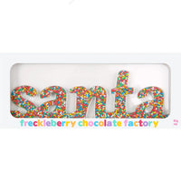 Milk Chocolate Santa Word 60g