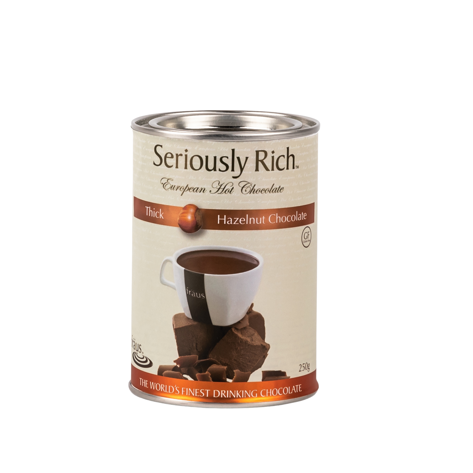 Seriously Rich Hazelnut Hot Chocolate 250g – The Chocolate House