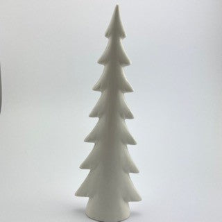 White Ceramic Christmas Tree Decoration